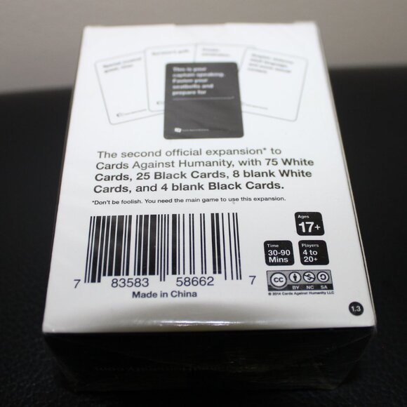 3/$55❤️new Cards Against Humanity 2nd Second Expansion Pack 112 Cards Game Night - Picture 6 of 7